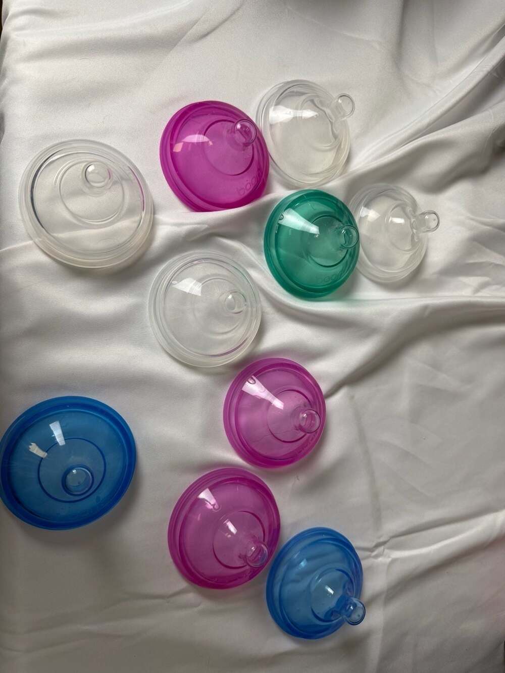 Boon Nursh Silicone Baby Bottle Nipples and Collars Replacement Set